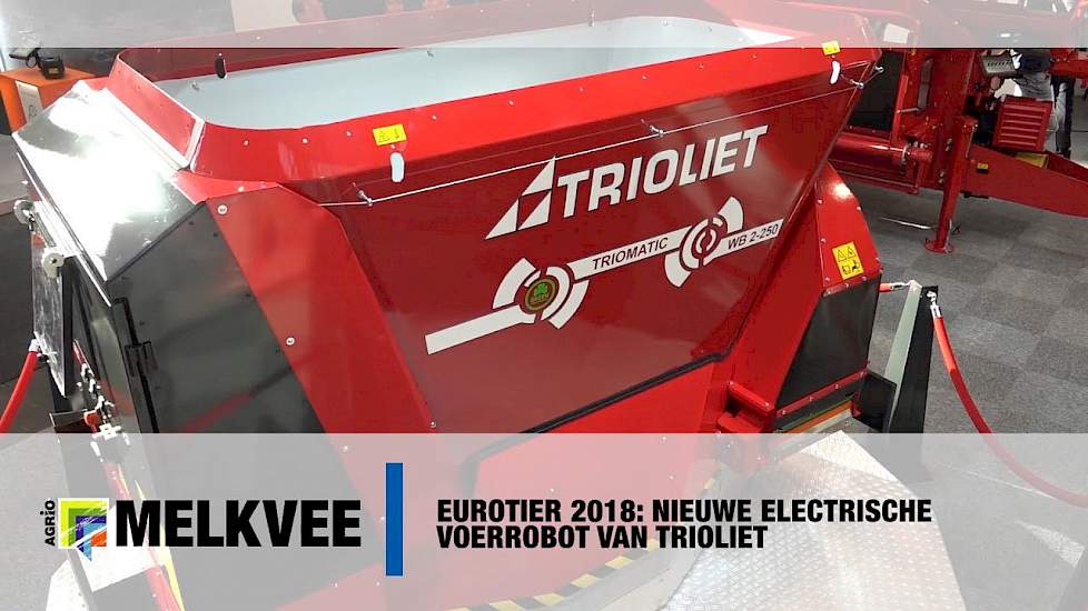 Nieuwe voerrobot op accu van Trioliet - EuroTier 2018