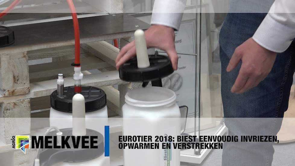 Biest eenvoudig invriezen, opwarmen en verstrekken - EuroTier 2018