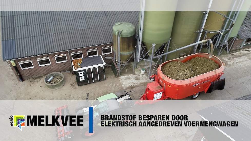 Brandstof besparen door elektrisch aangedreven voermengwagen