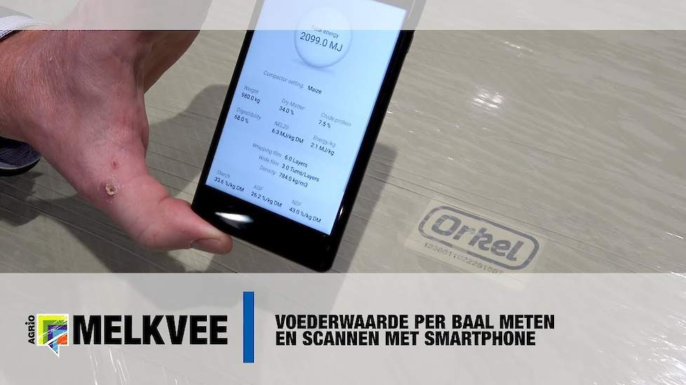 Voederwaarde per baal meten en scannen met smartphone - Noord Nederlandse Landbouwbeurs 2018