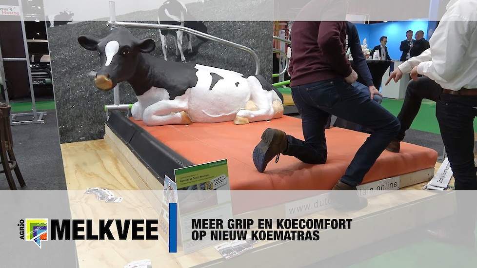 Meer grip en koecomfort op nieuw koematras - Noord Nederlandse Landbouwbeurs 2018