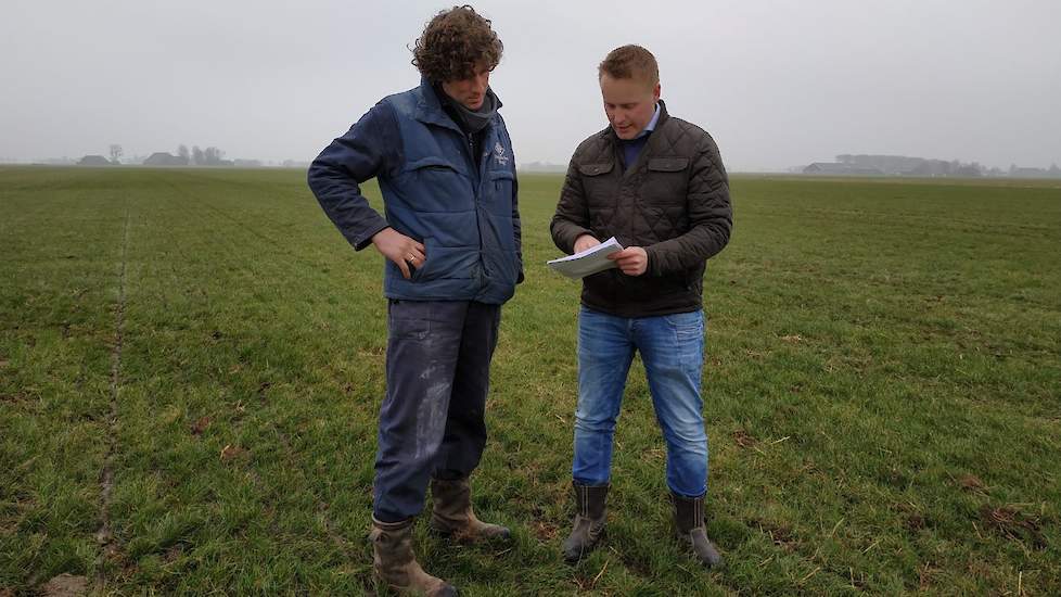 Dan komen de bodemanalyses tevoorschijn. De hoge gehalten aan kali zijn geen verrassing op kleigrond. Opvallend is wel het zeer hoge aandeel magnesium. „Dit komt vooral door het jaar op jaar toedienen van drijfmest”, aldus Wolf. Opmerkelijker is echter he