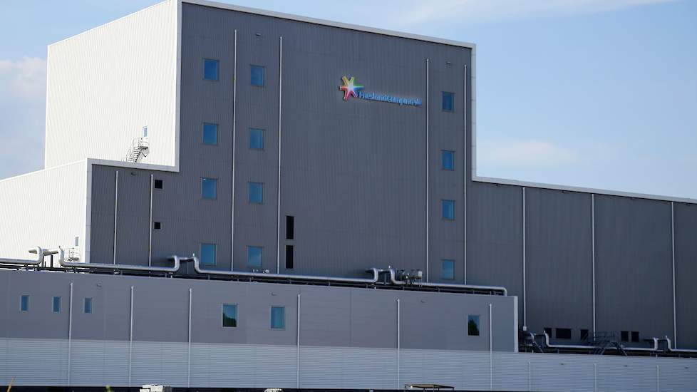 De productielocatie van FrieslandCampina in Borculo.