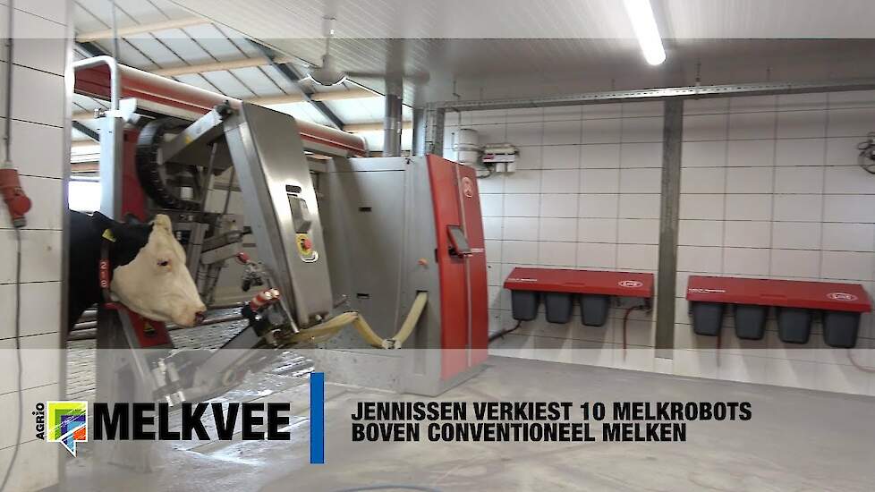 Jennissen verkiest 10 melkrobots boven conventioneel melken