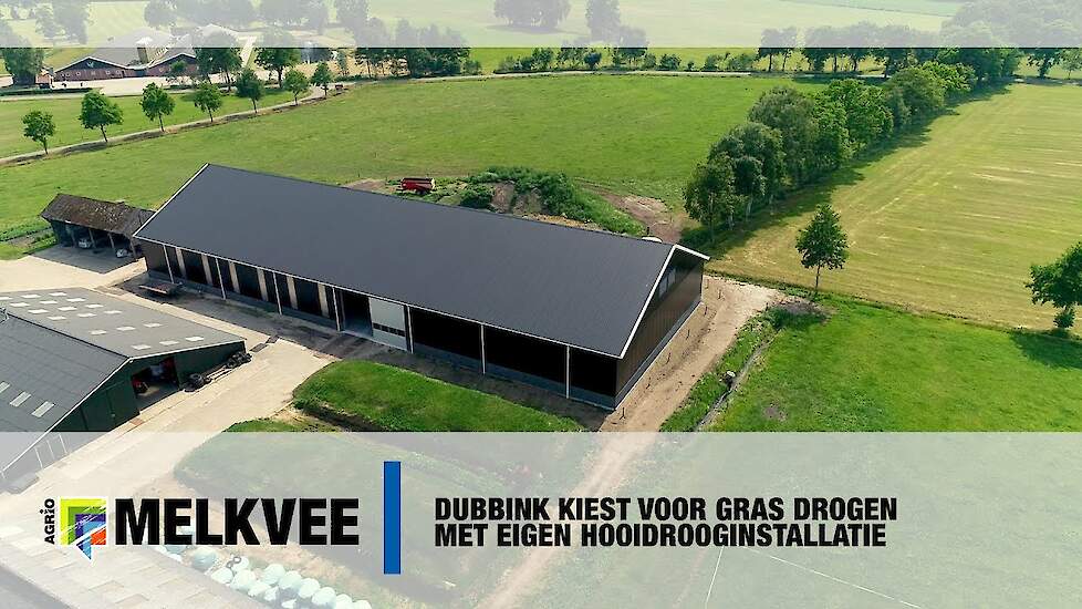 Dubbink kiest voor gras drogen met eigen hooidrooginstallatie