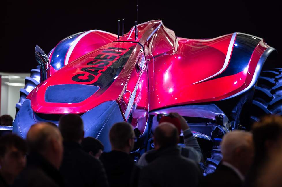 De cabineloze zelfrijdende concepttrekker van Case IH.