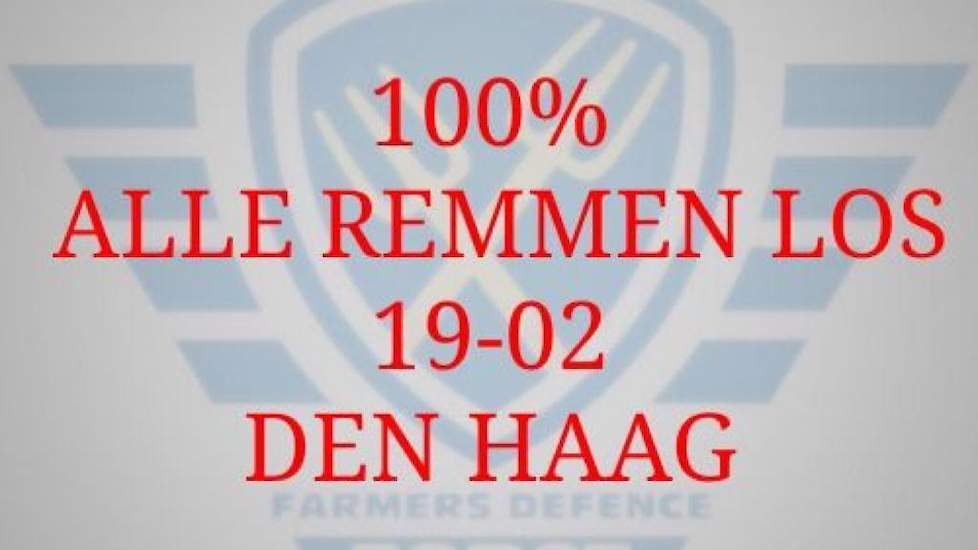 De afbeelding die het bestuur van het Farmers Defence Force in de appgroepen heeft rondgestuurd