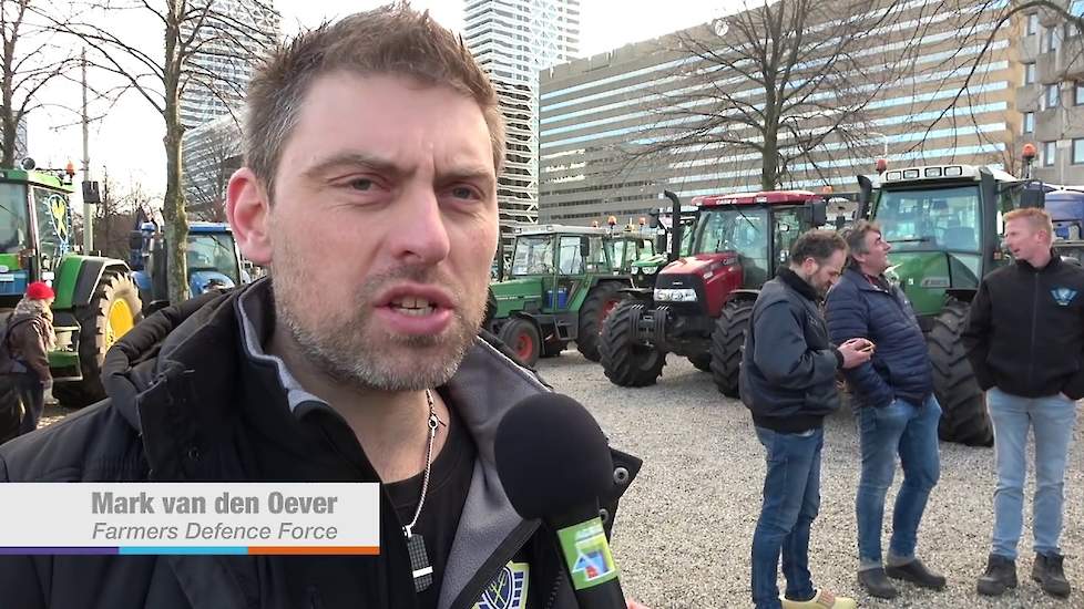 Mark van den Oever (FDF): ‘Er moet actie komen’  
#Boerenprotest Den Haag 19 februari
