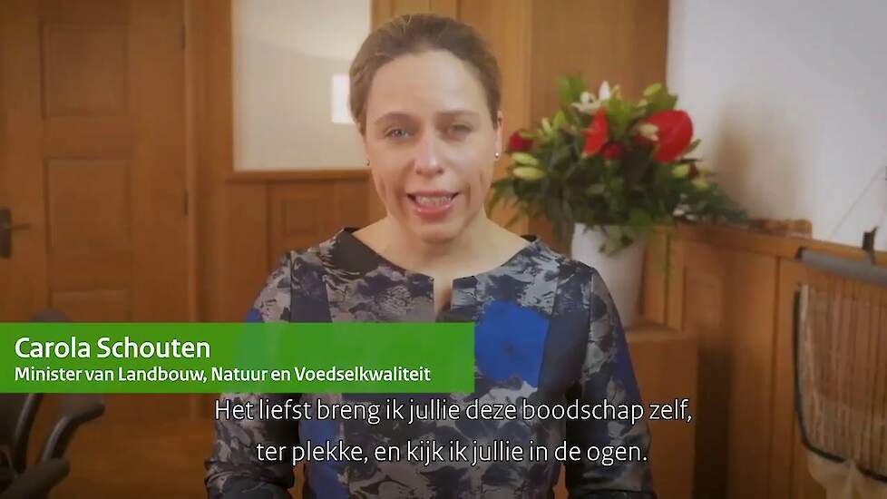 Bemoedigende woorden voor vissers van minister Schouten (min Landbouw, Natuur en Voedselkwaliteit)