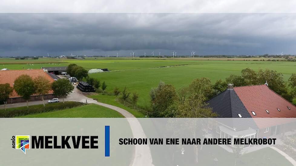 Schoon van de ene naar de andere melkrobot
