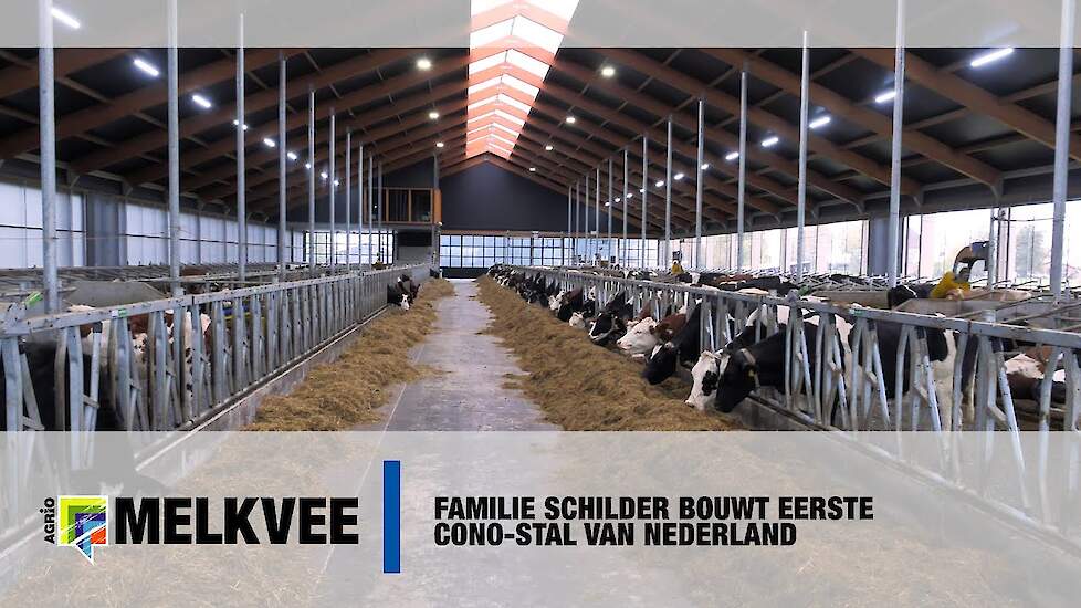 Familie Schilder bouwt eerste Cono stal van Nederland