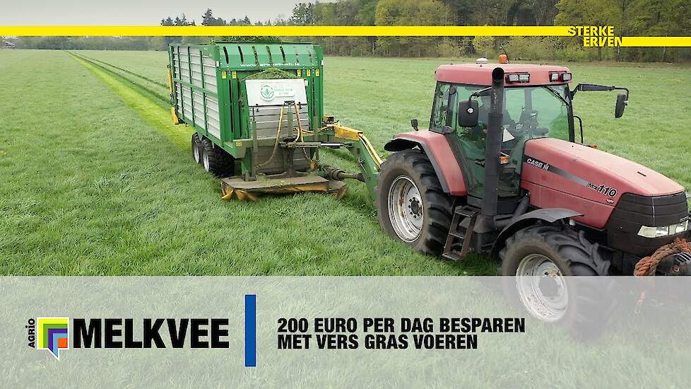 200 euro per dag besparen door vers gras voeren