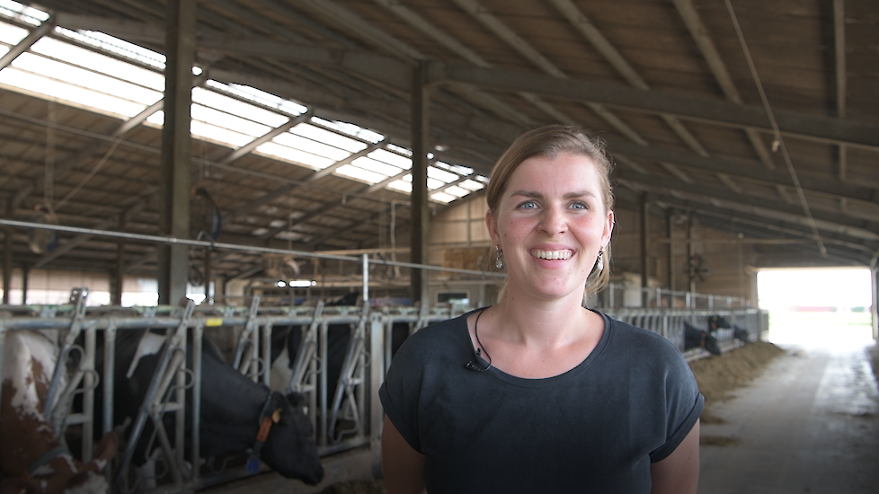 Magali Blomme, melkveehoudster in Houtave