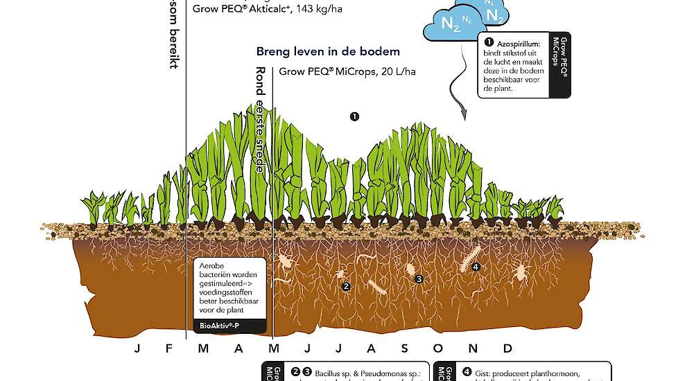 Gebruiksadvies BioAktiv-P, GrowPEQ Akticalc+ en GrowPEQ MiCrops