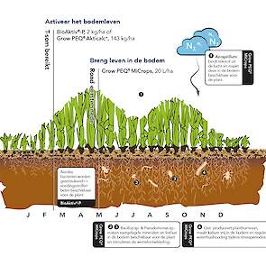 Gebruiksadvies BioAktiv-P, GrowPEQ Akticalc+ en GrowPEQ MiCrops