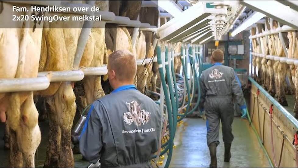 GEA Dairy Farming - Fam Hendriksen Didam over hun 2x20 SwingOver melkstal
