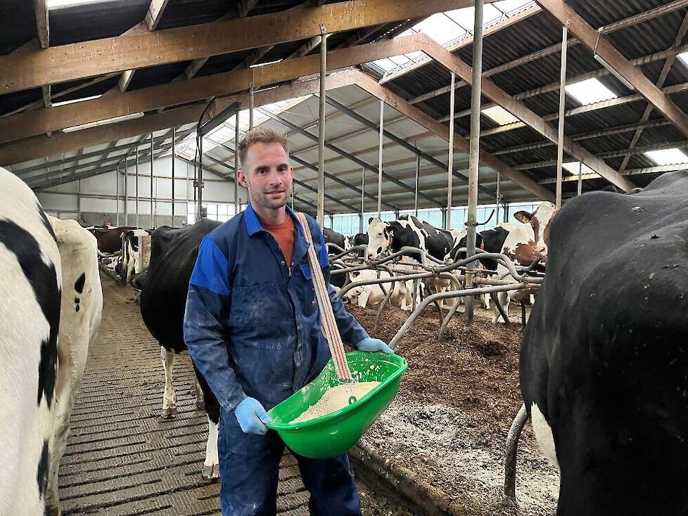 Wouter de Bruin (Foto) Mts. Van Dijk - de Bruin  : 114 melkkoeien | 66 stuks jongvee | rollend jaargemiddelde: 11.451 kg melk, 4,50 % vet en 3,65 % eiwit