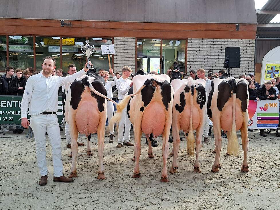 De winnende veeteeltstudieclub NH Breeders.