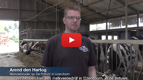 Melkveehouder Arend den Hartog