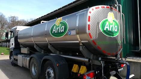 Arla verhoogt de melkprijs voor september met 1 euro tot 48,36 euro