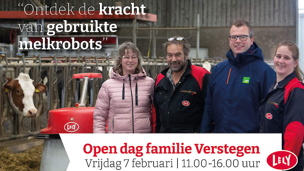 AgruniekRijnvallei › Ontdek de kracht van gebruikte melkrobots op de open dag bij de familie Versteg