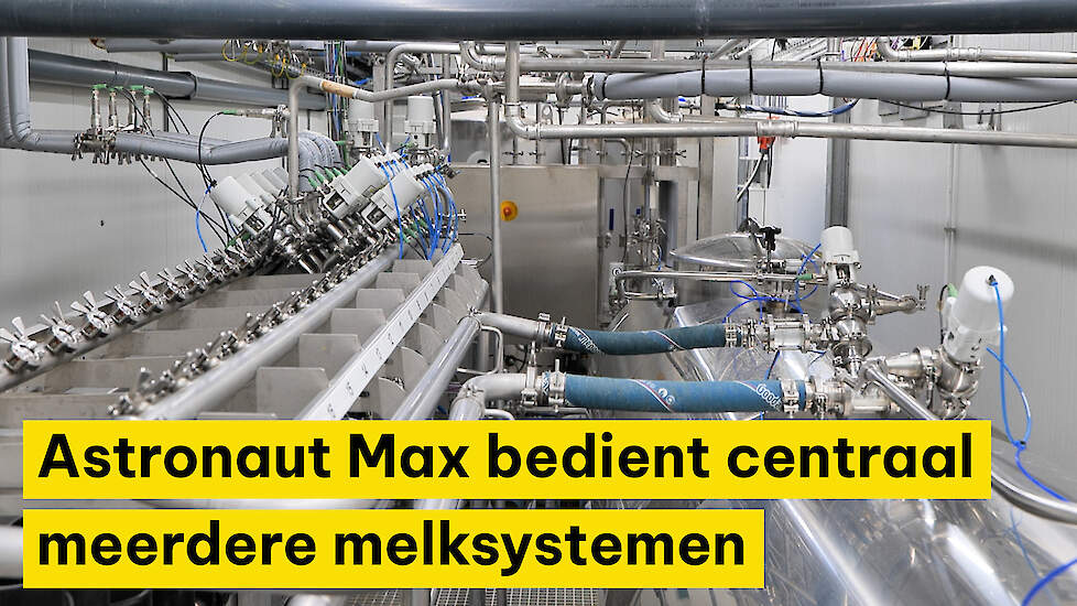 Astronaut Max bedient centraal meerdere automatische melksystemen