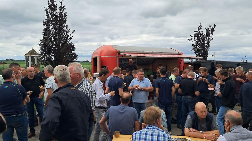 De dag werd goed afgesloten met een hapje en een drankje