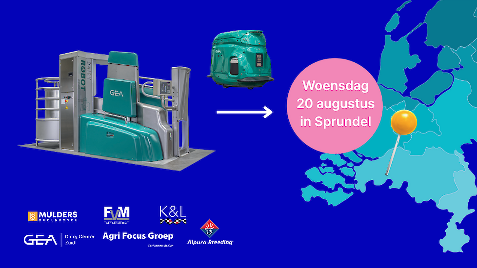 GEA › Vijf GEA DairyRobots in unieke opstelling - 20 augustus open dag Melkveehouderij Oomen