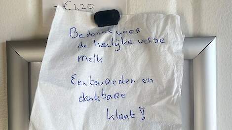‘Kutboeren-briefje’ zorgt voor enorm veel steun en liefde