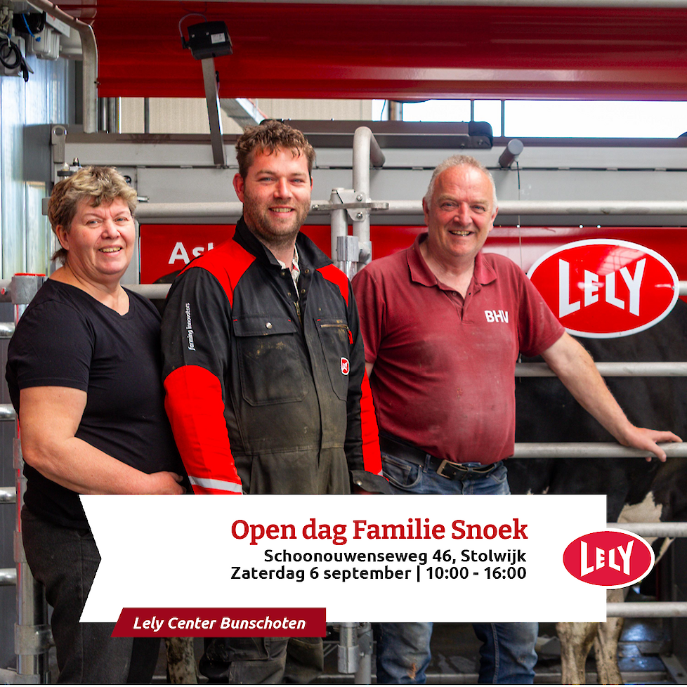 Familie Snoek voor een Astronaut melkrobot
