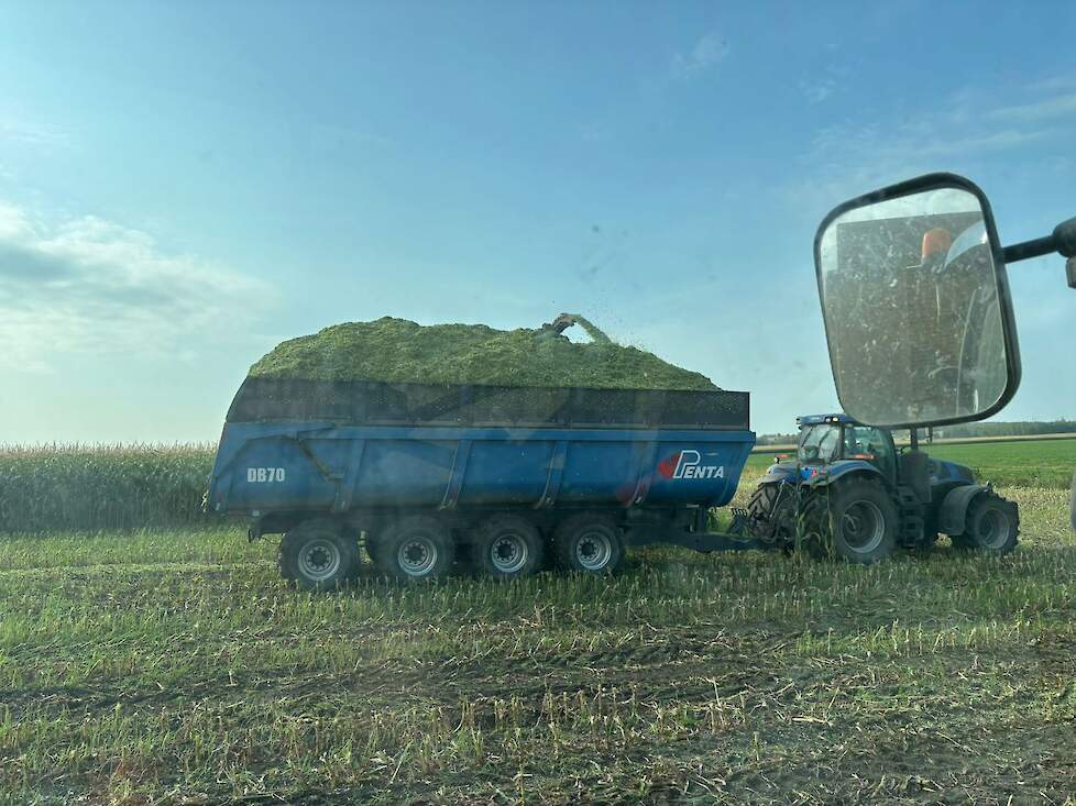 De penta wordt goed volgeladen.