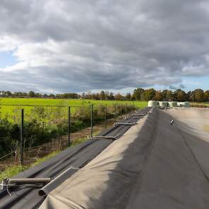 Bovenzijde lege mestzak