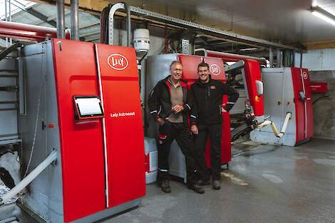 Melkveehouders voor een Lely Astronaut Melkrobot