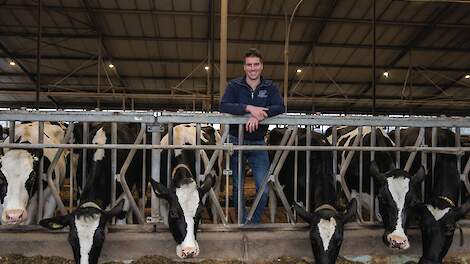 Melkveehouder Tom Derks gaat voor goede melkproductie