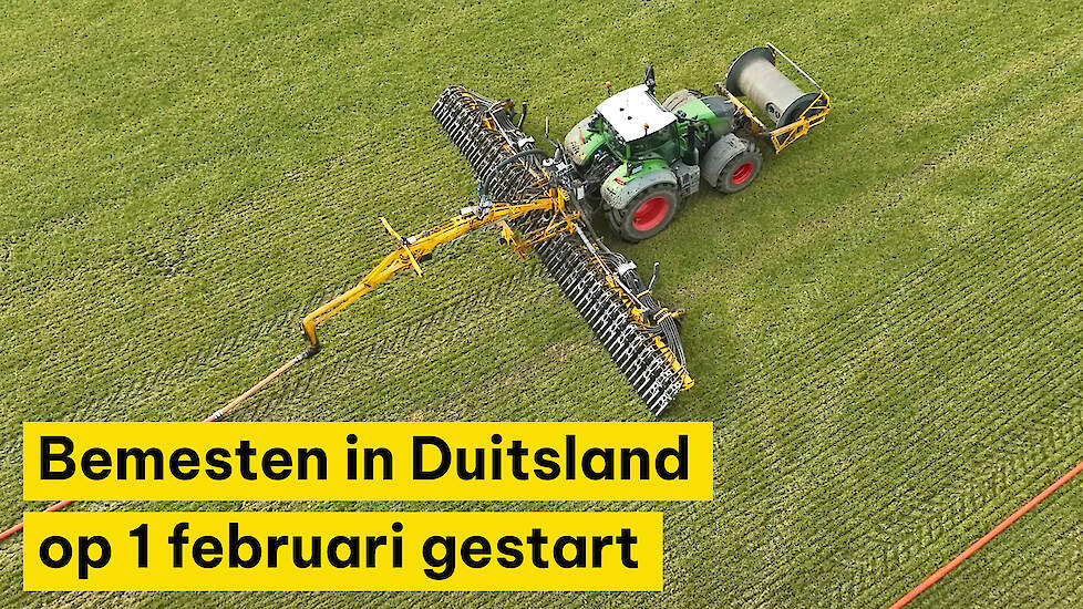 Start bemestingseizoen trekt Nederlandse loonwerkers al vroeg de grens over