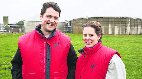 Melkveebedrijf Van Poppel onderzoekslocatie voor het meten van de volledige emissiekringloop