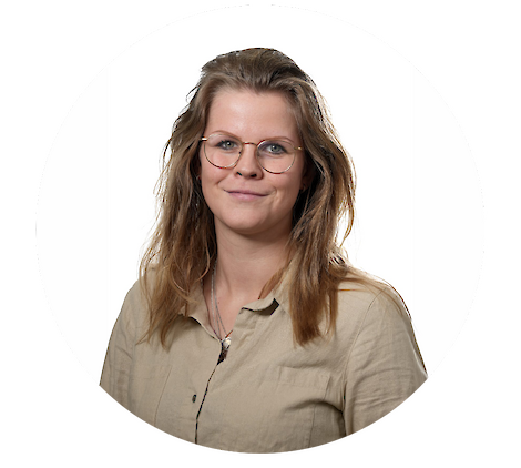 Kim Leeraar is ruwvoerspecialist bij ABZ Diervoeding