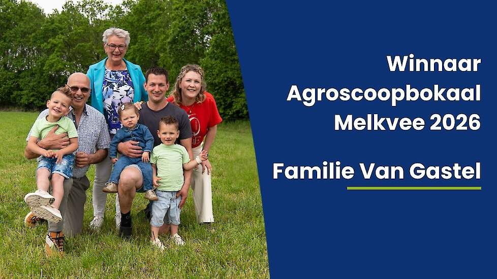 Familie Van Gastel wint de Agroscoopbokaal Melkvee 2026