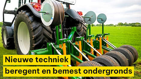 Nieuwe techniek beregent en bemest ondergronds