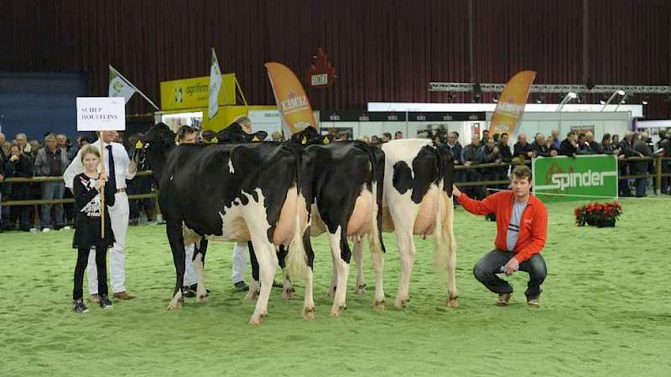 De groep van Schep Holsteins eindigde als tweede.