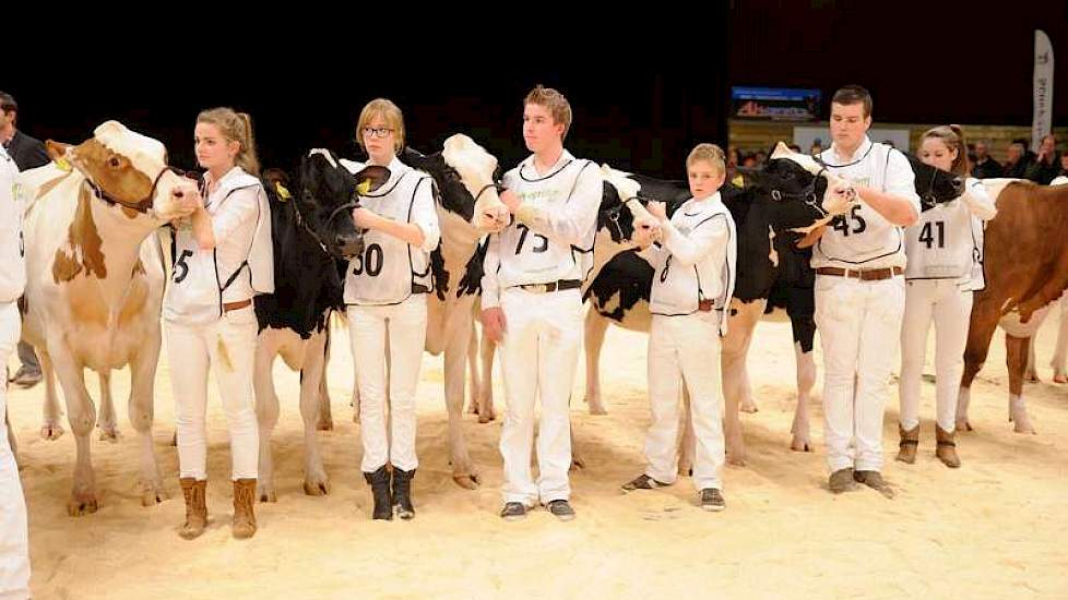 Het jeugdige deelnemersveld van de Young Breeders was fors gegroeid ten opzichte van eerdere jaren.