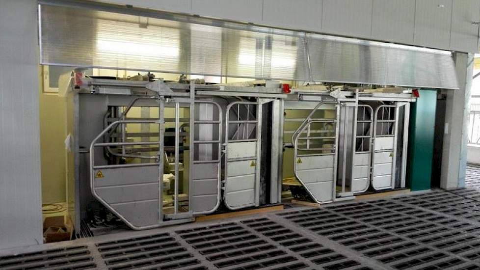 Er wordt gemolken met een 2-box melkrobot van GEA. Goed gevoel bij de leverancier, het lagere energieverbruik in vergelijking met robots van andere merken en het eenvoudig uitbreiden naar een derde box, gaf Westerlaken de doorslag om voor deze robot te ki