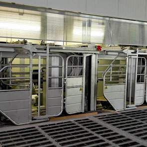 Er wordt gemolken met een 2-box melkrobot van GEA. Goed gevoel bij de leverancier, het lagere energieverbruik in vergelijking met robots van andere merken en het eenvoudig uitbreiden naar een derde box, gaf Westerlaken de doorslag om voor deze robot te ki
