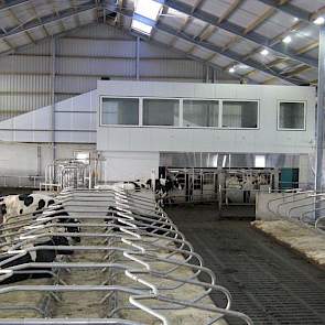 Westerlaken molk eerst in een 2x5 visgraat melkstal. De eerste twee weken melken met de robot koste veel energie, maar hij is nu erg tevreden hoe het loopt. De koeien stegen al snel van 27-28 kilo melk naar ruim 30 kilo melk. Om de quotumoverschrijding te