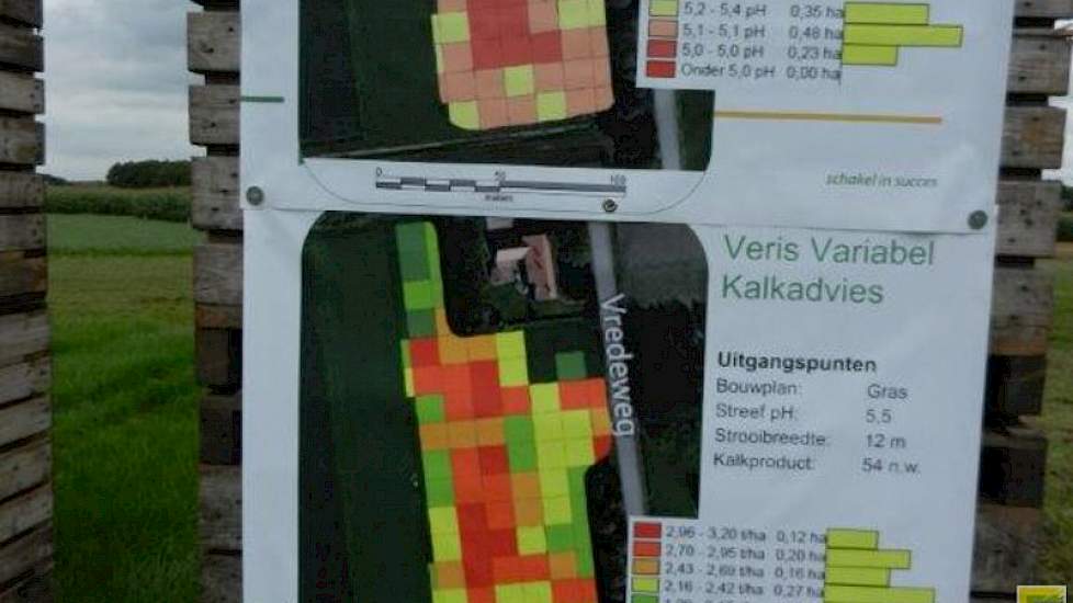 De Verisscan, die in de akkerbouw opgang maakt, kan ook worden toegepast in de melkveehouderij. Op basis van de gegevens die het apparaat meet, kan plaatsspecifiek kalk of organische mest gereden worden.