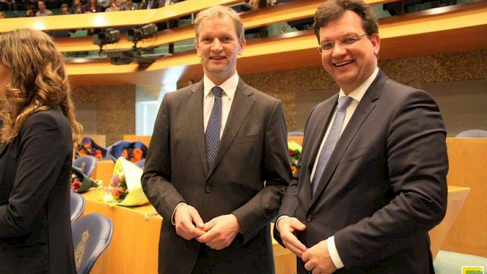 Jaco Geurts (rechts) en Maurits von Martels (midden).