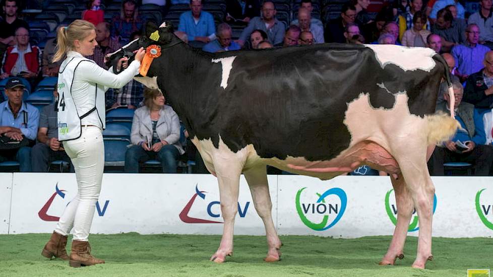 Jordandochter Topcross Grietje 324 van de familie Jacobi uit Garijp legde beslag op de 1C-positie.