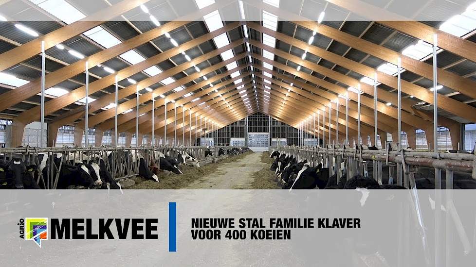 Nieuwe stal familie Klaver voor 400 koeien - www.melkvee.nl