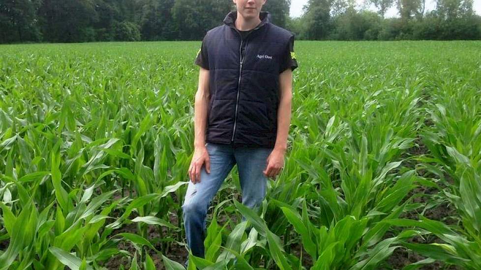 Gerben in zijn LG 31.235 in Marienvelde