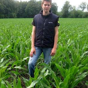 Gerben in zijn LG 31.235 in Marienvelde